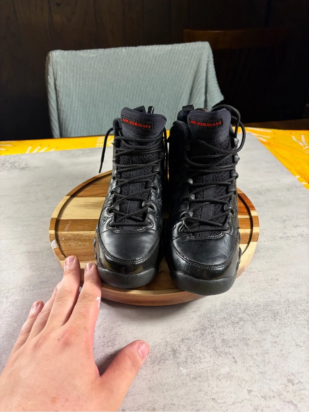 Jordan 9 Patent Bred  5.5Y/womens 7 | Pre-Owned No Box